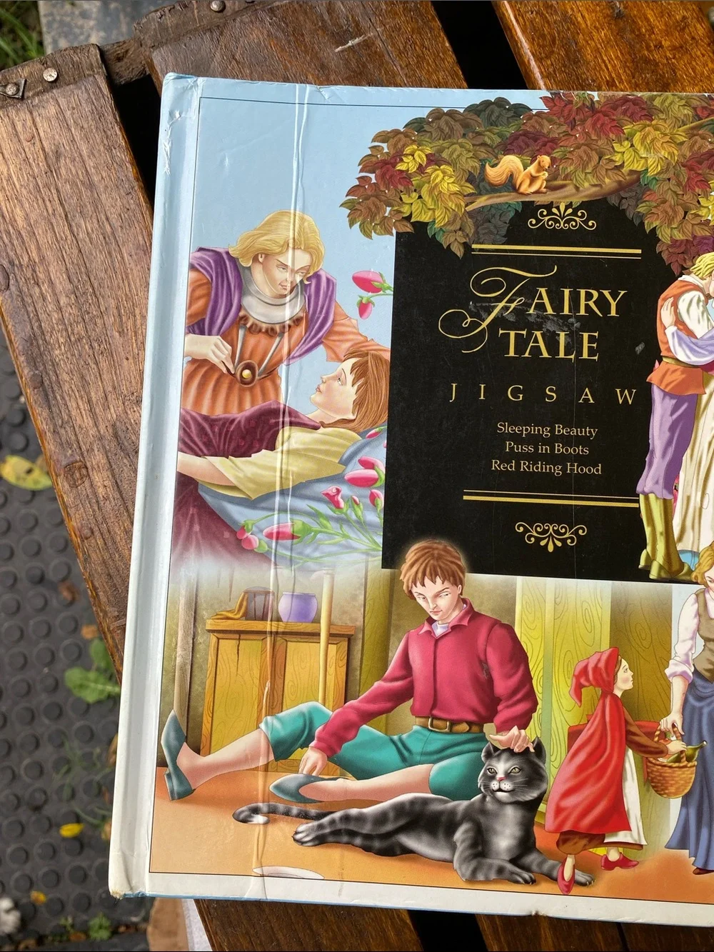 Fairy Tale Jigsaw Puzzle Book by Innovage 3 Tales 6 Puzzles 24 Pc Each 2004
